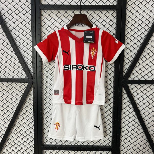 Sporting de Gijón 2024-2025 Home Niño