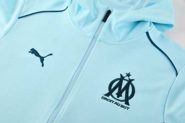 Olympique de Marsella 2024-2025 Chaqueta con Capucha - Imagen 2