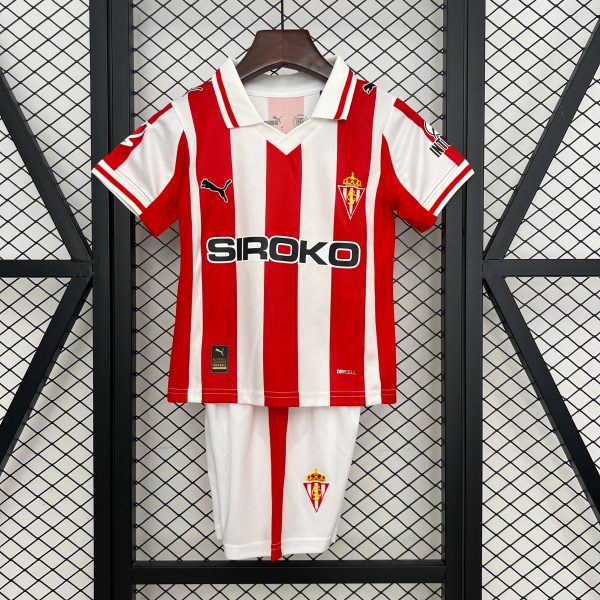 Sporting de Gijón 2025-2026 Home Niño
